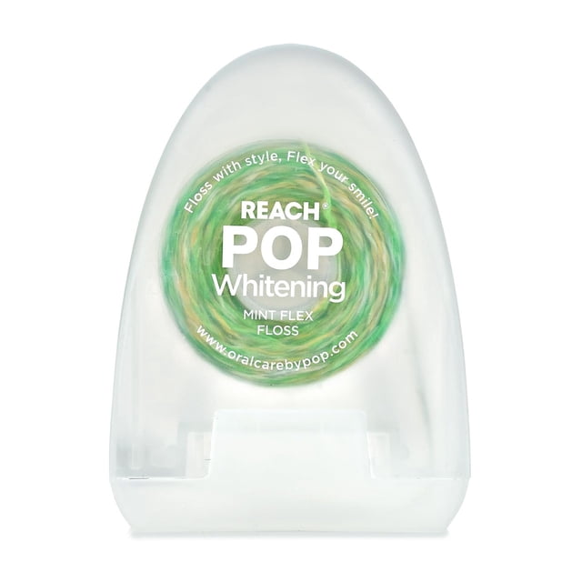 Bicarbonato de sodio blanqueador de menta dental Floss Reach POP, 50 ml, 1 paquete