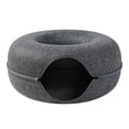 thumbnail image 1 of Tienda de campaña para gatos con cama de fieltro Gris oscuro Perfecl, 1 of 2