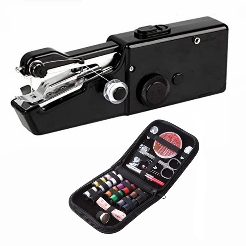 BAOLE Handheld electric sewing machine, multi-functional portable small sewing machine, mini and simple hand sewing machine