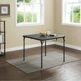 thumbnail image 6 of Mainstays 34" Square Resin Fold-in-Half Table, Rich Black, 6 of 6