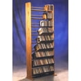 thumbnail image 1 of 9 Row Dowel Cd Rack (Honey Oak) By Wood Shed, 1 of 3