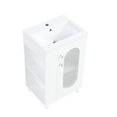 thumbnail image 5 of 20-inch modern white bathroom vanity with sink one package and easy assembly, 5 of 7