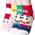 thumbnail image 4 of Calcetines de Super Mario para niños, figuras de acción, juguetes de Cosplay, regalo de cumpleaños y Navidad, dibujos animados, Odyssey, Yoshi, Anime, 4 of 5
