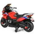 thumbnail image 6 of Gymax 12V Electric Kids Ride On Motorcycle w/ Training Wheels Red, 6 of 9