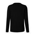 thumbnail image 4 of Aoochasliy Womens Sweaters Pullover V-neck Loose Pullover Solid Color Sweater Tops, 4 of 9