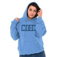 thumbnail image 5 of Crazy Cat Lady Meow Kittycat Lover Hoodie Sweatshirt Women Brisco Brands L, 5 of 6