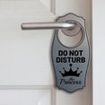 thumbnail image 5 of Do Not Disturb The Princess Door Hanger | House or Business Door Sign - Red, 4" x 8", 5 of 8