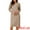 Khaki, variant on DARING DIVA Hoodie Pullover Sweater Midi Dress L Wine Red