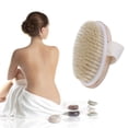 thumbnail image 5 of Moyic Cepillo exfoliante corporal para hombres y mujeres, mango de para el hogar, depurador de baño, removedor de piel muerta, masajeador de Juegos de accesorios de baño Moyic JJ8502-00B, 5 of 5