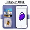 thumbnail image 2 of Iphone 7 Case, Iphone 8 Case, Iphone Se 2020 Case, Mobile Phone Case Iphone 7 Case Leather Flip Case Wallet Case Protective Case for Apple Iphone 7/8 / Se 2020 Cover (4.7 Inch) - Blue, 2 of 7