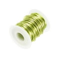 thumbnail image 3 of Uxcell 10 Gauge Aluminum Craft Wire 2.5mm 33ft Flexible Bendable Anodized Metal Jewelry Sculpting Wire for Jewelry Making Modelling Craft DIY, Apple Green, 3 of 7