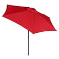 thumbnail image 6 of Mainstays Outdoor 7.5' Red Round Market Patio Umbrella, Push-up, 3-Angle Tilt, 6 of 6