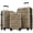 Brown Leopard, variant on Lightweight Hardshell Luggage Sets 3 pcs Spinner Suitcase with TSA Lock for Travel - Brown Leopard 20+24+28 Inch