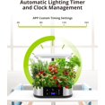 thumbnail image 4 of Yesurprise Hydroponic Growing System Wi-Fi Control 2 Pods Indoor Garden 30W 120 LED Grow Light.Silent Pump System ＆ Timer for Home Gardening, 4 of 8