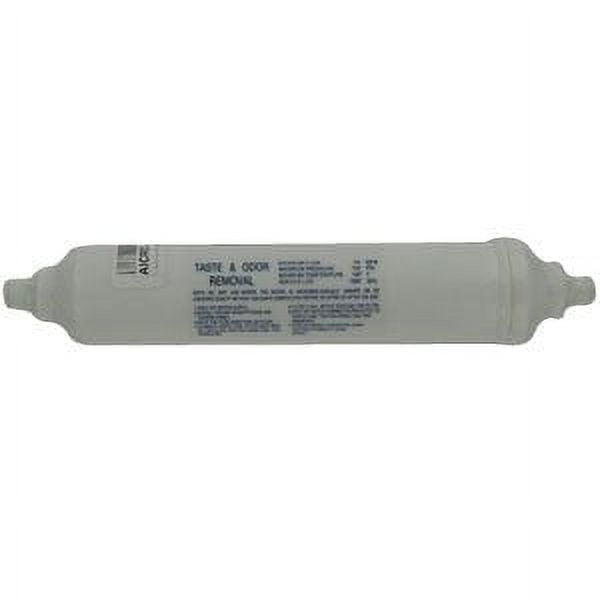 Aicro GAC-Inline-Filter 25,4x5,1 Cm – Mit 6,35 Mm Schnellanschluss, Für Umkehrosmose & Kühlschränke