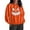 White, variant on Makaor Crewneck Sweatshirt Women Mens Plus Size Halloween Tops Fleece Long Sleeve Pullover Pumpkin Casual Clothes