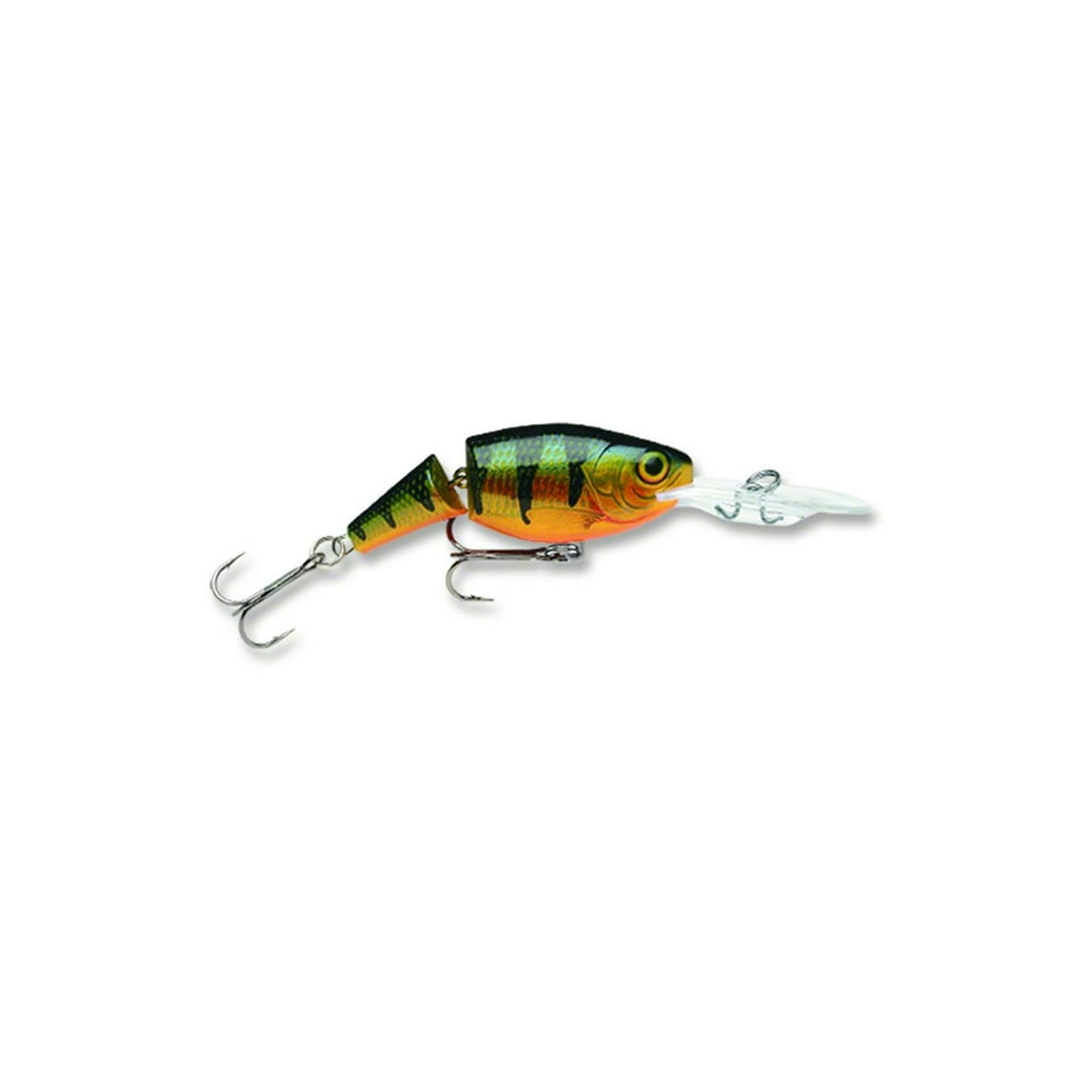 Rapala Jointed Shad Rap 05 Fishing Lure 2" 1/4oz Perch - Walmart.com ...