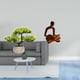 thumbnail image 2 of Colección De árboles Bonsái Artificiales, Centros De Mesa De Plantas Artificiales, Figura Humana, Estatua De Pensador Abstracto, Arte, Adorno Versátil, Escultura, Oficina, Boda, 2 of 8