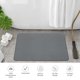 thumbnail image 2 of ZGOGOZ Tapete Ba&ntilde;o de Absorbente de Diatomita,Alfombra de Antideslizante,Alfombra para Absorbente de Piedra, R&aacute;pido y Lavable Tapete Ba&ntilde;o para Ba&ntilde;era y Duch, 2 of 8