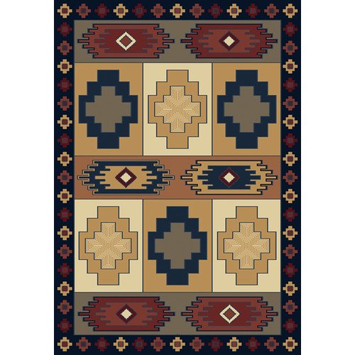United Weavers Brunswick Nala Navy Woven Olefin Runner Rug, 1'11" x 7'4