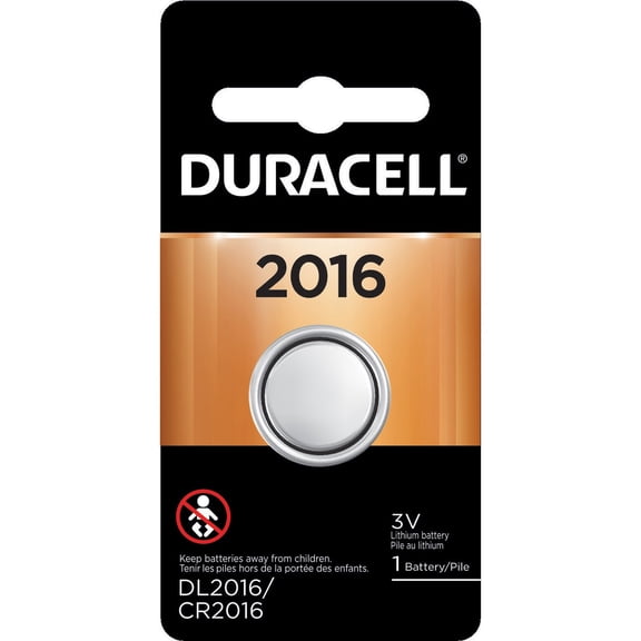 Duracell, DURDL2016BCT, Duralock 2016 Lithium Battery, 6 / Carton, Multi