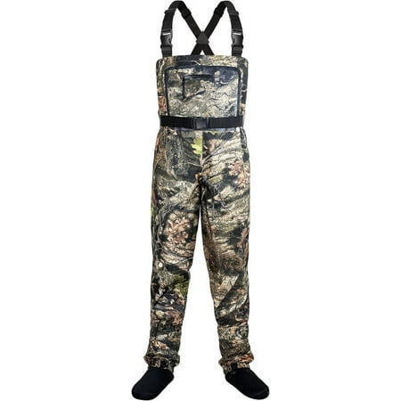 Dark Lightning Breathable Insulated Chest Waders Perfect for 4 Seasons Fly Fishing Stocking Foot Waders for Men and Women X-Large