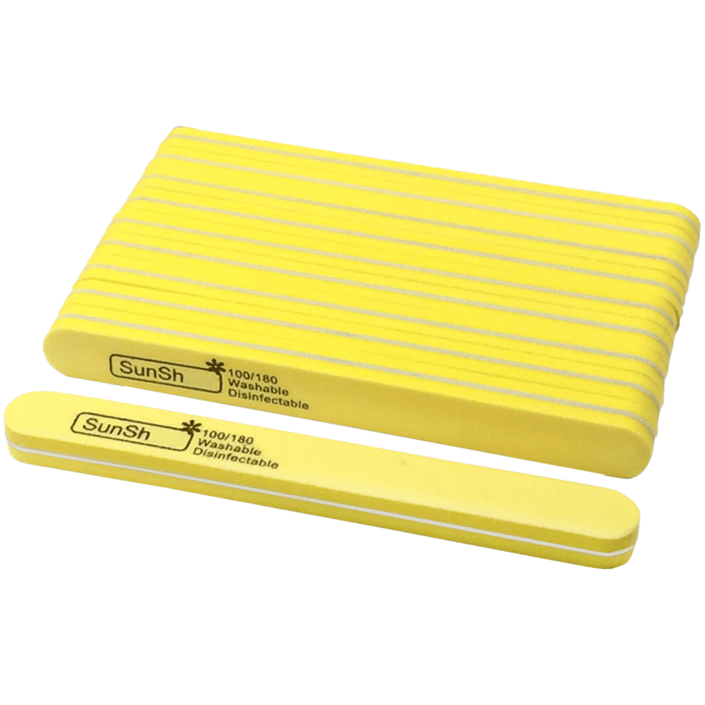 Nail Files for Acrylic Nails Grit Nail Buffering Files Double Sided