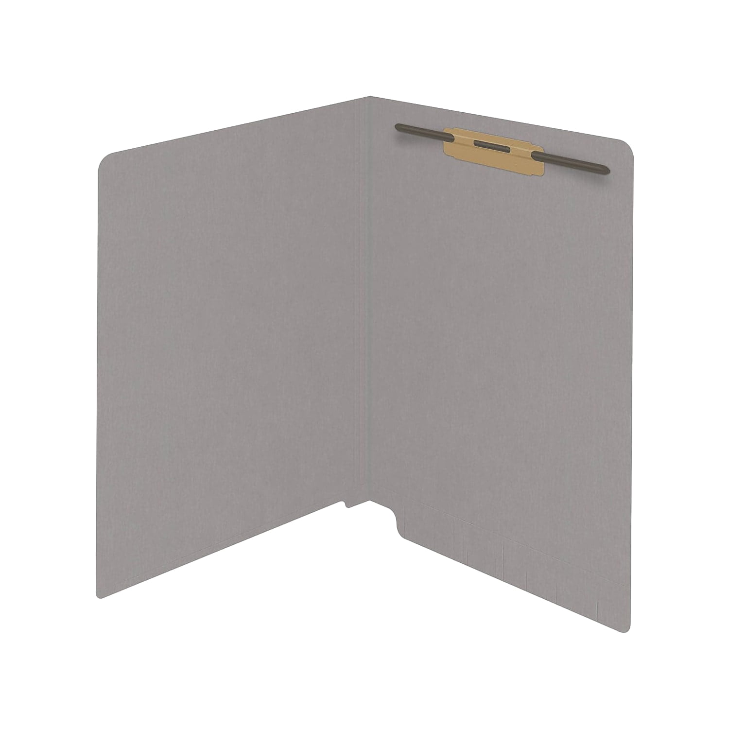 Medical Arts Press Reinforced End Tab File Folder Straight Cut Letter-Size Gray 50/Box (S-01501-GRY)