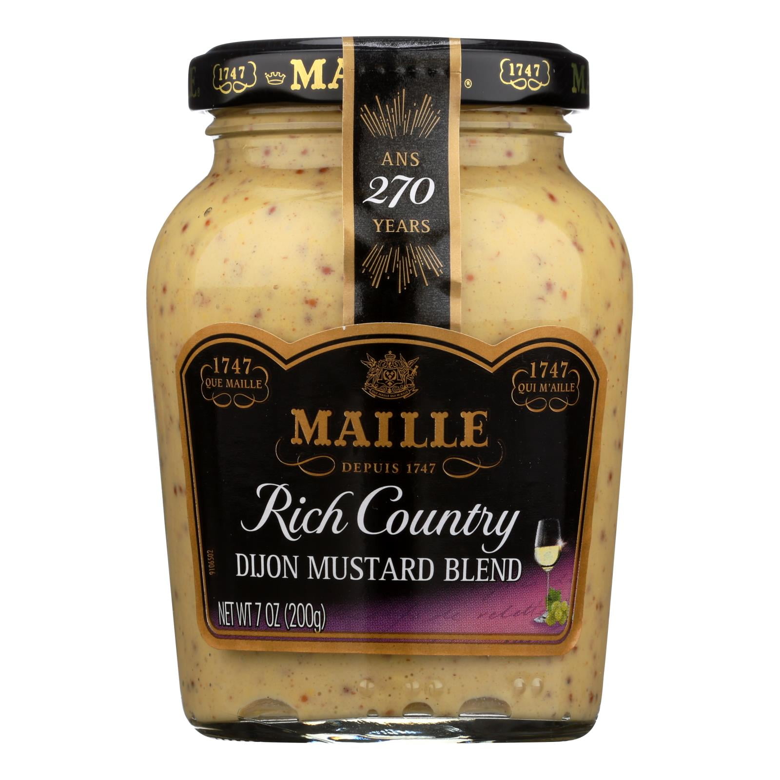 Maille Rich Country Dijon Mustard Blend, 7 Ounce Nepal Ubuy