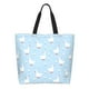 thumbnail image 1 of Easygdp Goose White Flowers Bolsas Tote para Mujer, Bolsos de Hombro para Viaje, Bolsos de Mano de Gran Capacidad para Compras y Trabajo, 1 of 8