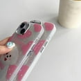 thumbnail image 5 of Cute Cartoon Dog Puppy Bow Marbling Shell Texture Soft Phone Case Compatible with iPhone Case (Pink,iPhone 15), 5 of 6