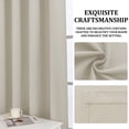 thumbnail image 5 of JIATER Blackout Curtains Set of 2 Panels for Bedroom Living Room 52 x 72 in,Thermal Insulated Room Darkening Blackout Curtains with Grommet,Beige, 5 of 8