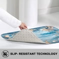 thumbnail image 2 of 1pc Sea Shells Absorbent Non-Slip Bathroom Thickened Flannel Rug Decor,Soft,Quick Drying,Suitable For Indoor/outdoor Use,Bathrooms,Bedrooms,Kitchens,Terrace,Laundry Rooms,16"x24", 2 of 7