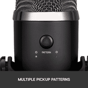 Blue Yeti Nano Premium USB Mic for Recording and Streaming (Blackout)