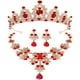 thumbnail image 1 of BRIGHTFUFU 1 conjunto Joya nupcial Corona nupcial y joyería Joyería de boda Juego de joyas de nupcias Collar de aretes de tiara, 1 of 1