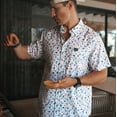 thumbnail image 5 of Burlebo Men's Performance Short Sleeve Button Up Shirt (Grillmaster, Large), 5 of 5