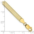 thumbnail image 2 of Primal Gold 14 Karat Yellow Gold 5mm Silky Herringbone Chain Bracelet, 2 of 2