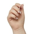 thumbnail image 2 of KISS imPRESS Design  Press on Nails, Pepper, Brown, Medium Coffin, 30 Count, 2 of 10