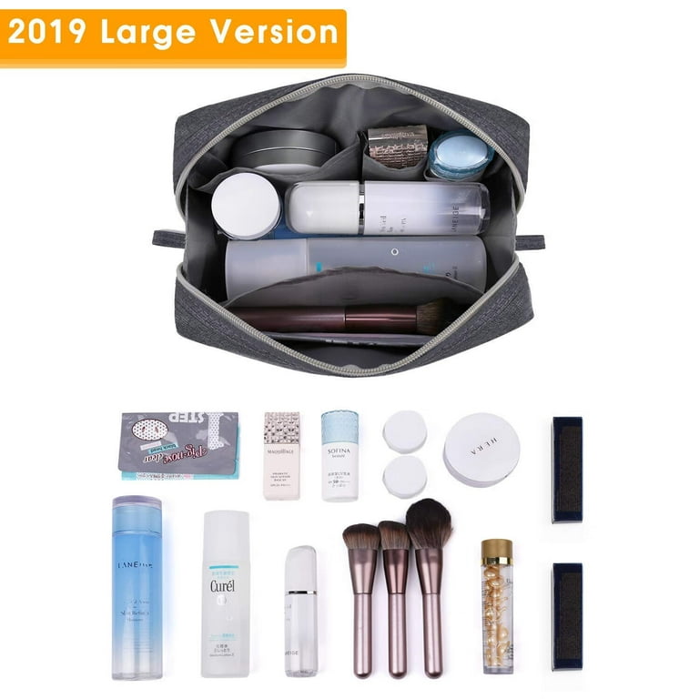 Zhaomeidaxi Small Makeup Bag for Purse Travel Makeup Pouch Mini Cosmetic Bag for Women Girls, Women's, Black