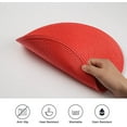 thumbnail image 2 of Red Placemats Set of 6 Table Mats for Dining Tables Woven Washable Non-Slip Round Braided Place Mats for Party Holliday, 2 of 6