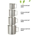 thumbnail image 5 of AOOOWER Stainless Steel Outdoor Camping Cup Portable Foldable Handle Leak-Proof Hiking, 5 of 13