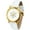 Gold/Snowflake, variant on Blekon Collections Women's Quartz 36mm Case Christmas-Themed Leather Two Piece Strap Watch