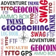 thumbnail image 3 of CafePress - Geocaching Words T Shirt - Men's Classic Graphic T-Shirt, 3 of 4