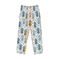 thumbnail image 4 of Xecao Cartoon Poodle Dog Men's Straight Lounge Pajama Pants: The Ultimate in Comfortable Sleepwear, 4 of 9
