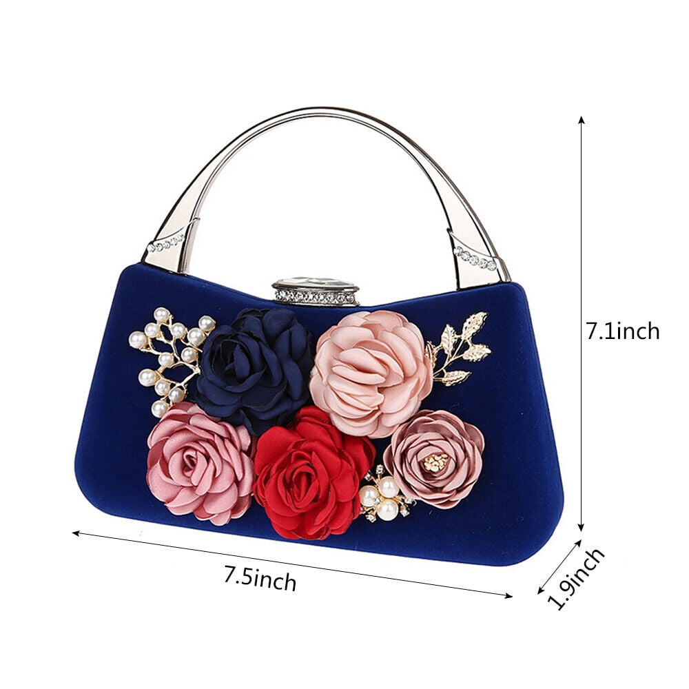 flowers purses and handbags fashion chain tote bags for women evening  clutch crossbody bag Luxury women's bag trend shoulder bag