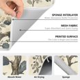 thumbnail image 6 of Yayeee Dish Drying Mat for Kitchen Counter 18" x 24" Microfiber Super Absorbent Coffee Decorative Pad, Beige Birds, 6 of 9