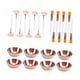 thumbnail image 1 of 24 piezas de suministros faciales de esteticista fáciles de usar con cepillo para salón de cuidado de la piel SPA Pincel dorado, 1 of 8