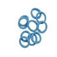 thumbnail image 1 of Sonducket 20 piezas de banda para el cabello, adornos coloridos, coleta ajustable, cuerda para el cabello, Bobbles para mujeres, accesorios de estilo, azul Accesorio para el cabello Cielo azul Sonducket AP010531-11, 1 of 6