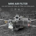 thumbnail image 5 of Carburetor Carby + Blue Air Filter + Stack For 2 Stroke 47Cc 49Cc Engine Parts Mini Kids Atv Dirt P, 5 of 5
