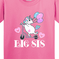 thumbnail image 4 of Inktastic Big Sis Unicorn Sister Announcement Youth T-Shirt, 4 of 5
